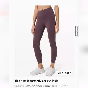 Lululemon cropped leggings